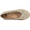 FITORY Girls Dress Shoes, Glitter Mary Jane Ballet Flats Slip on with Bow for Little Kid Rose Gold Size 13.5-1