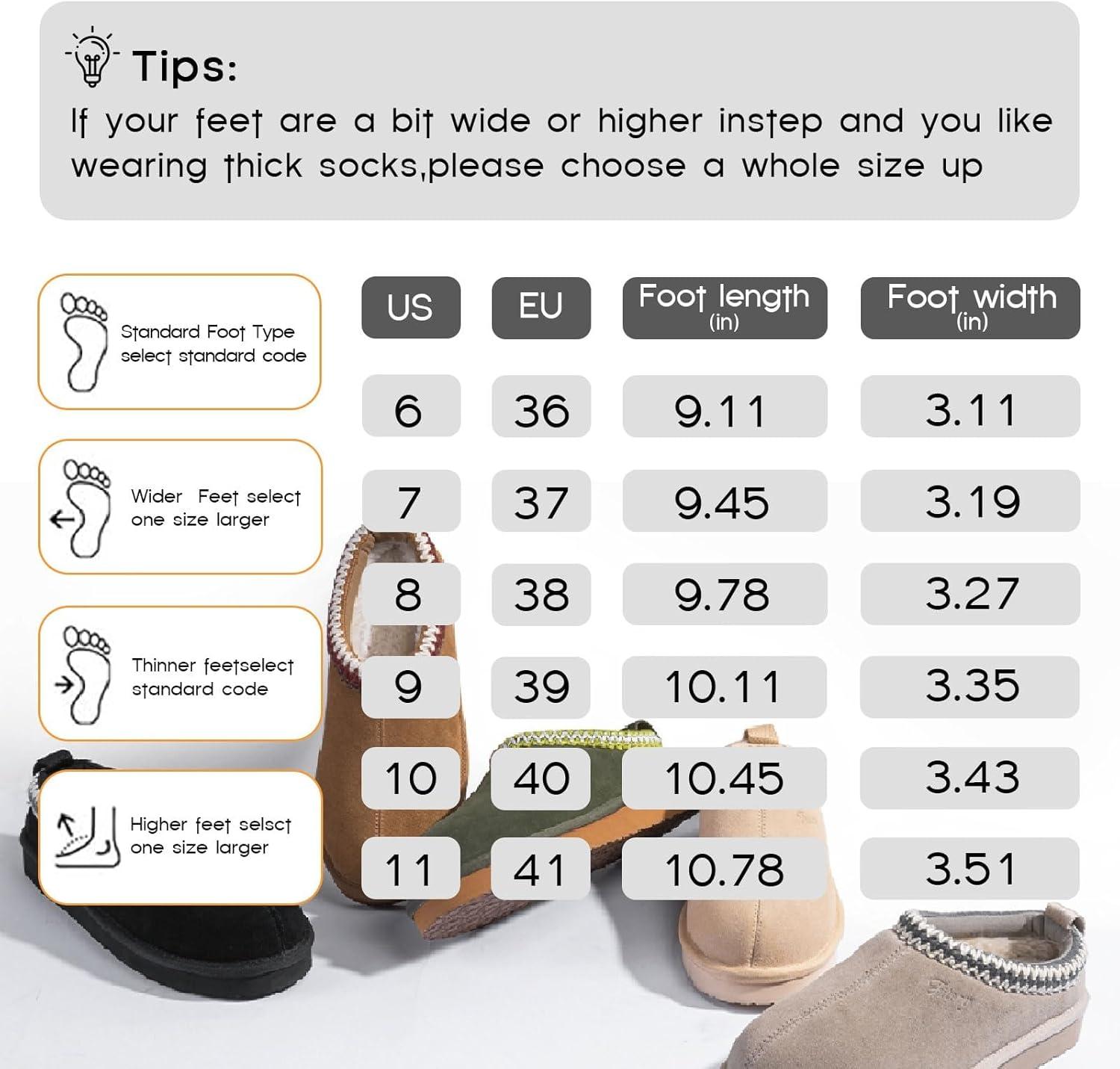 imageFITORY Womens Suede Slipper  Flat Short Mini Boots with Fur Fleece  Winter Casual Comfort ShoesChestnut