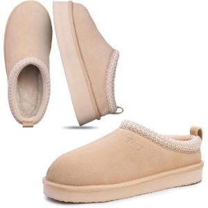FITORY Women Suede Slippers