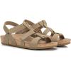 imageFITORY Womens Cork Wedge Sandal Platform Slides with Adjustable Strap Size 611Stone