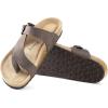 imageFITORY Womens Cork Footbed Slide Sandals with Comfort Suede LiningSummer Arch Support Flat Sandals Size 611